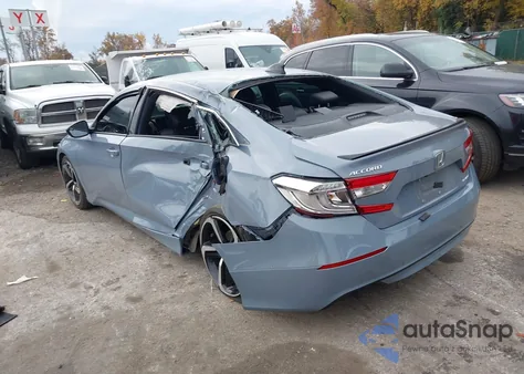 2022 Honda Accord Sport из США, поврежденный, VIN 1HGCV1F30NA116887